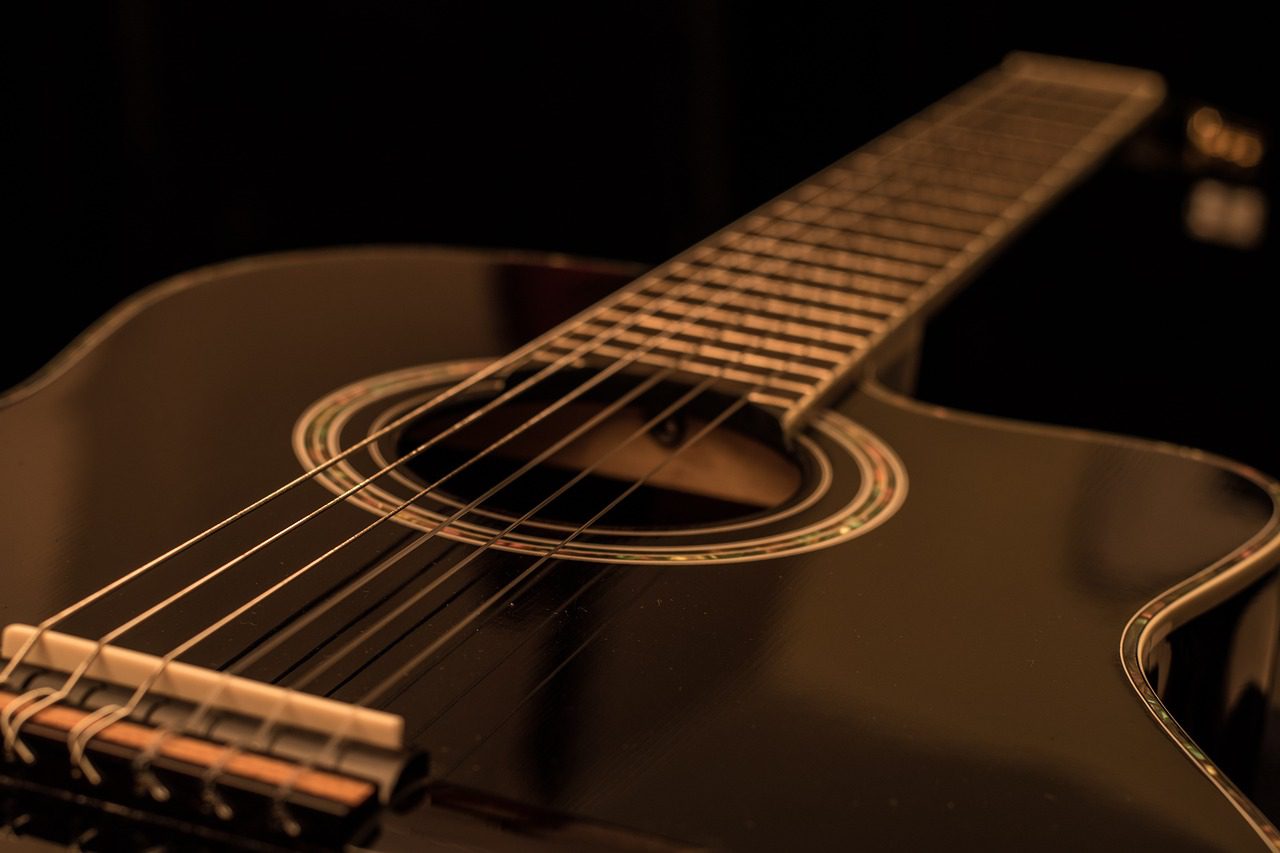 guitar, acoustic, black-1159505.jpg